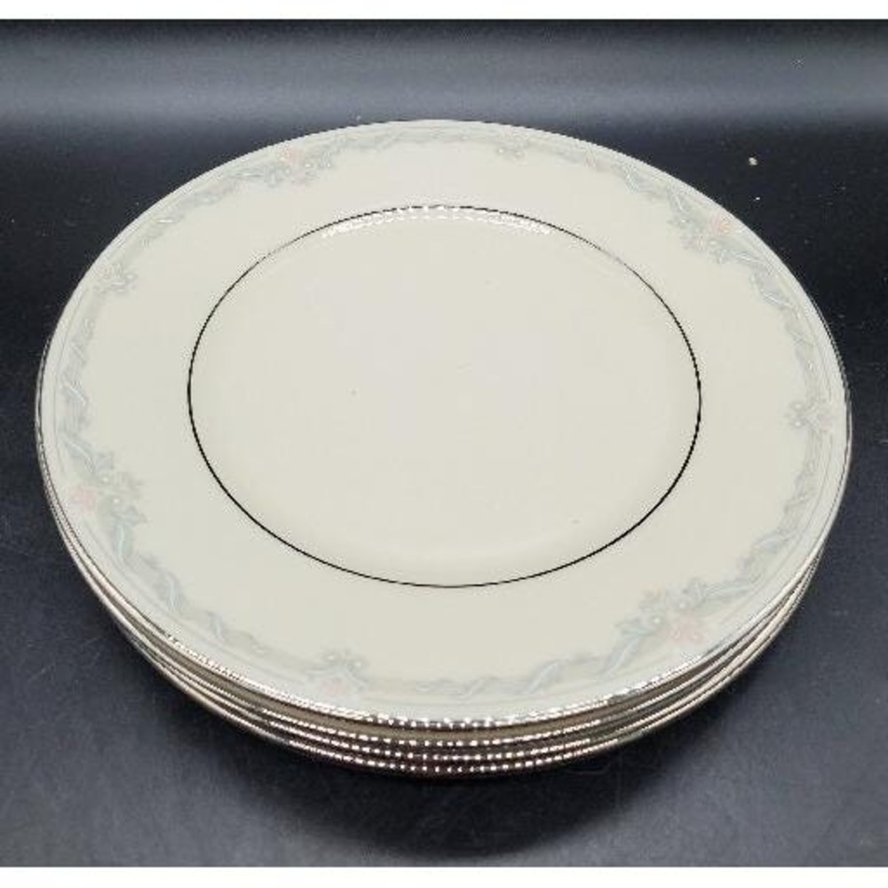 Set Of 4 Lenox Kingston Cosmopolitan‎ Collection Salad Dessert Plates 8.25"